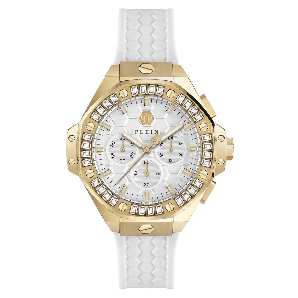 White Synthetic Dress Watch