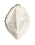 Men White Cotton Bucket Fisherman Capello Hat