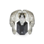 Gray Stainless Steel Dress Watch