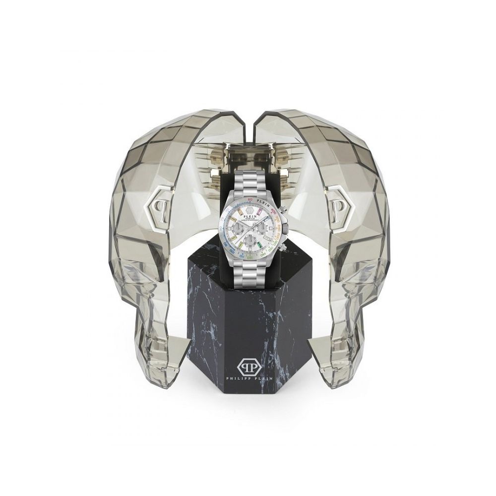 Gray Stainless Steel Dress Watch