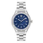 Gray Stainless Steel Dress Watch