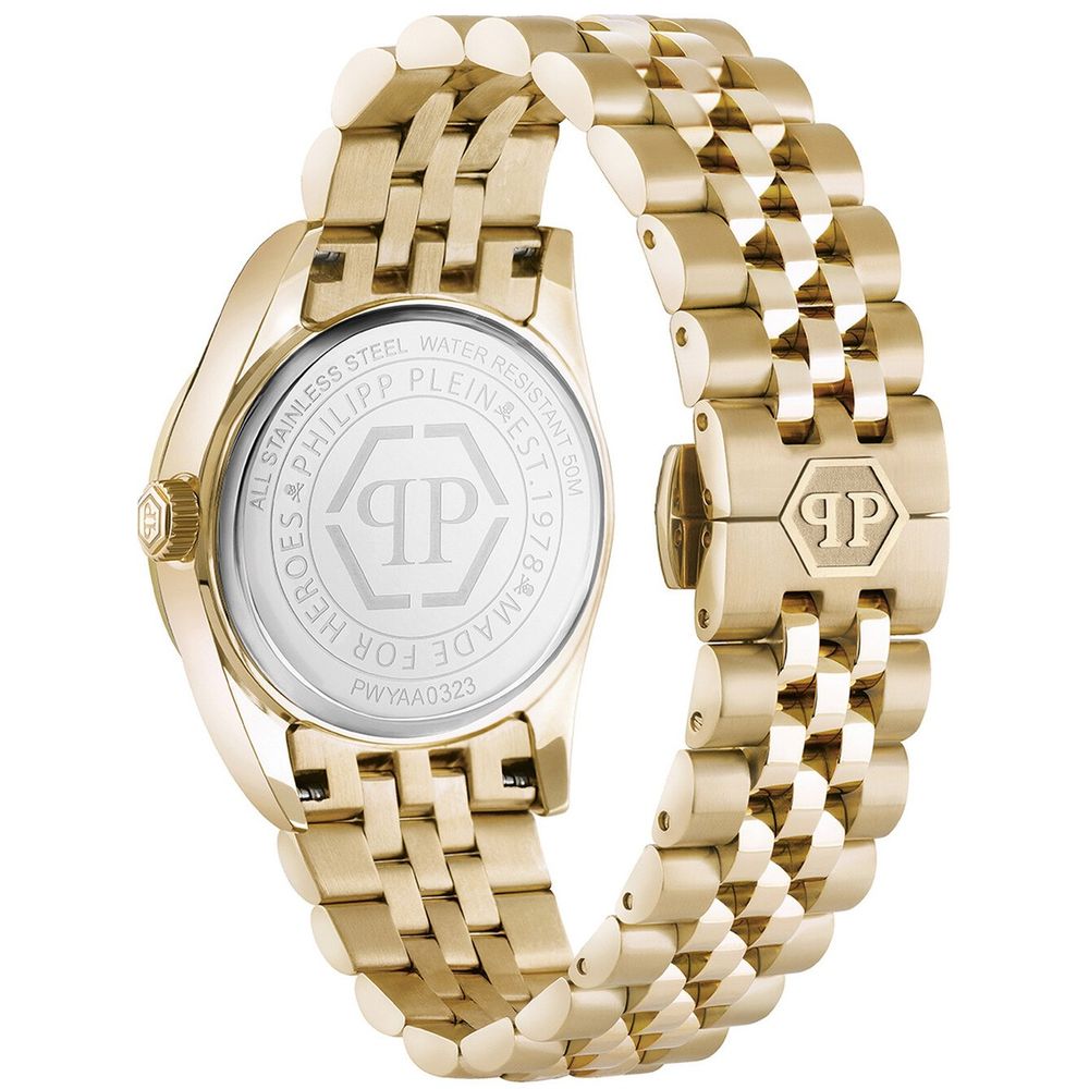 Gold Stainless Steel Dress Watch