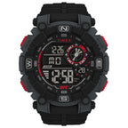 Black Rubber Sport Watch