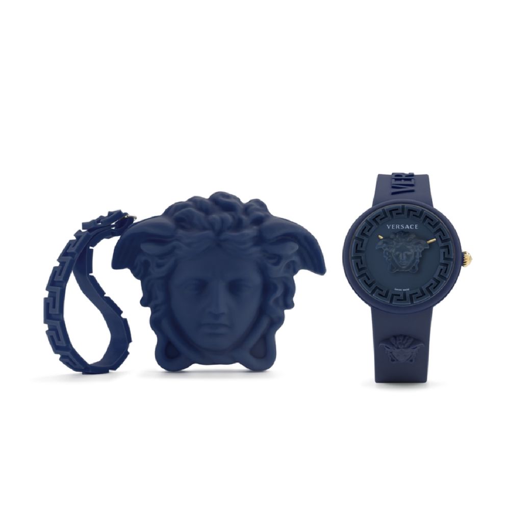 Blue Synthetic Sport Watch