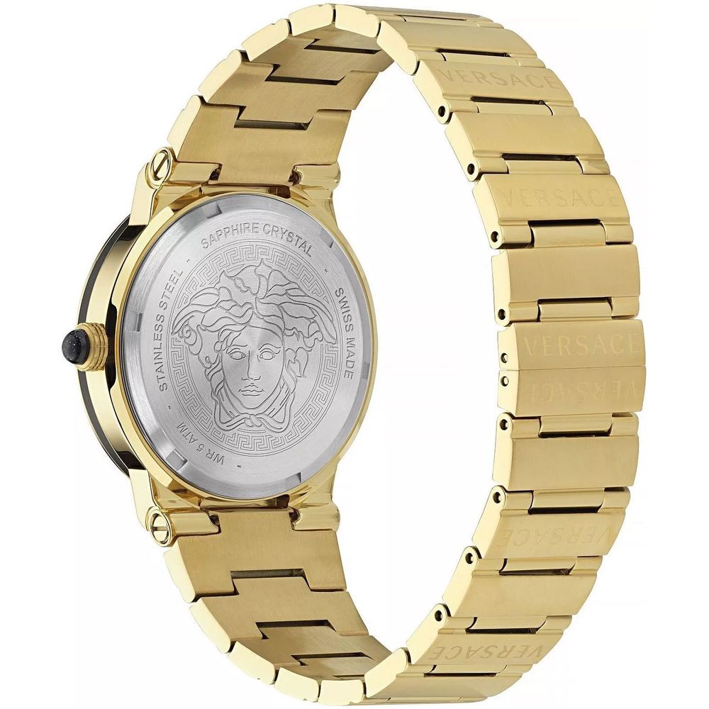Gold Stainless Steel Dress Watch