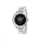 Gray Stainless Steel Dress Watch