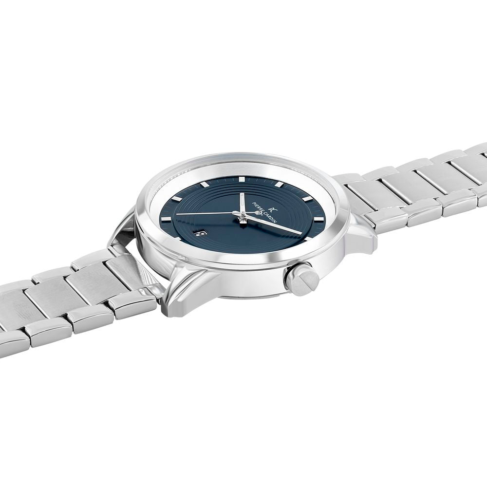 Gray Stainless Steel Dress Watch