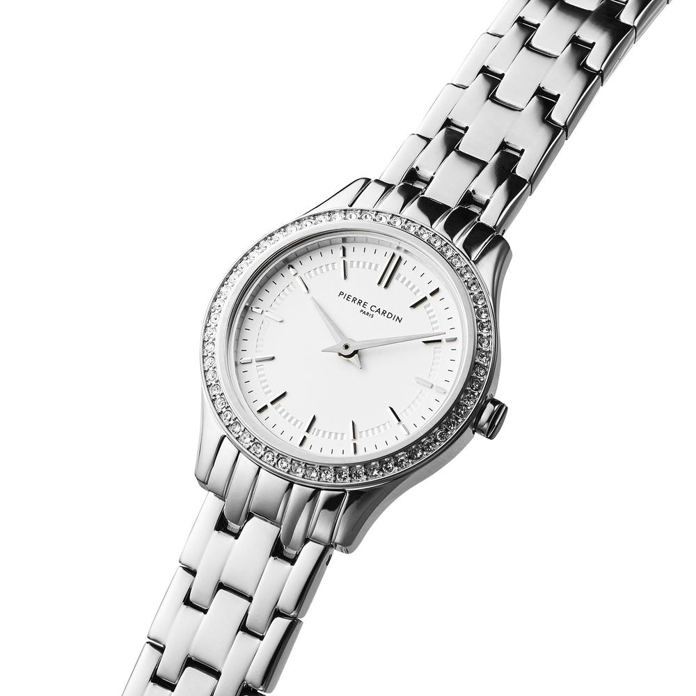 Gray Stainless Steel Dress Watch