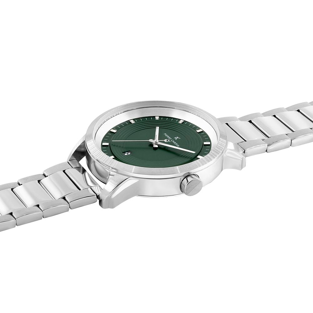Gray Stainless Steel Dress Watch
