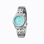 Gray Stainless Steel Dress Watch
