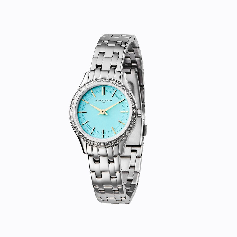 Gray Stainless Steel Dress Watch