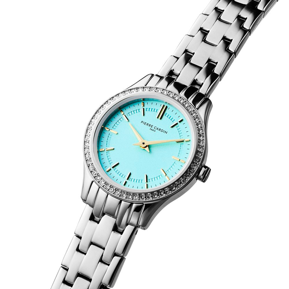 Gray Stainless Steel Dress Watch