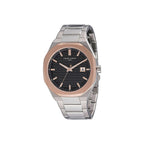 Gray Stainless Steel Dress Watch