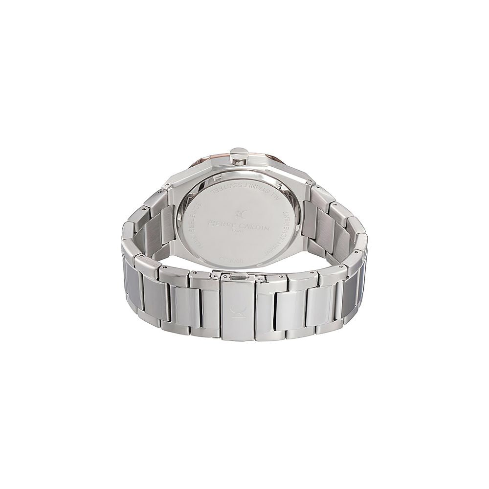 Gray Stainless Steel Dress Watch