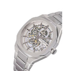 Gray Stainless Steel Dress Watch