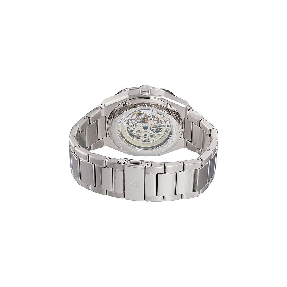 Gray Stainless Steel Dress Watch