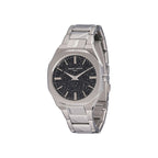 Gray Stainless Steel Dress Watch