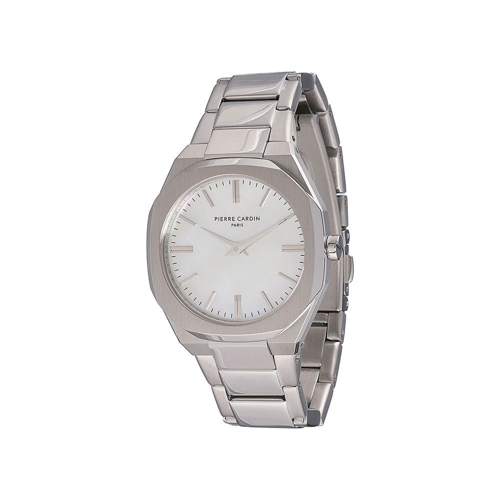 Gray Stainless Steel Dress Watch