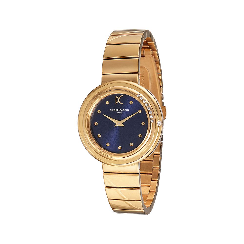 Gold Stainless Steel Dress Watch