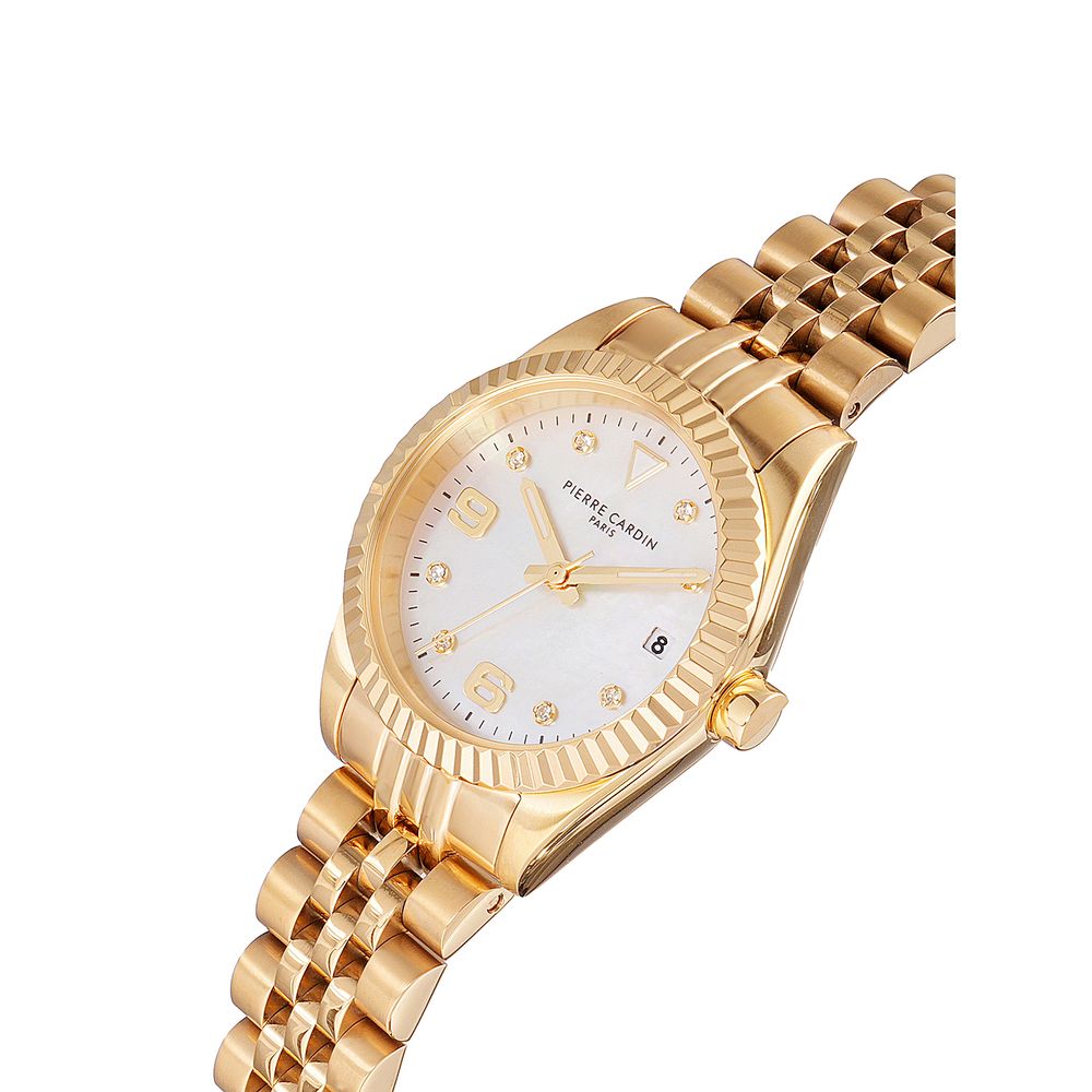 Gold Stainless Steel Bracelet Watch