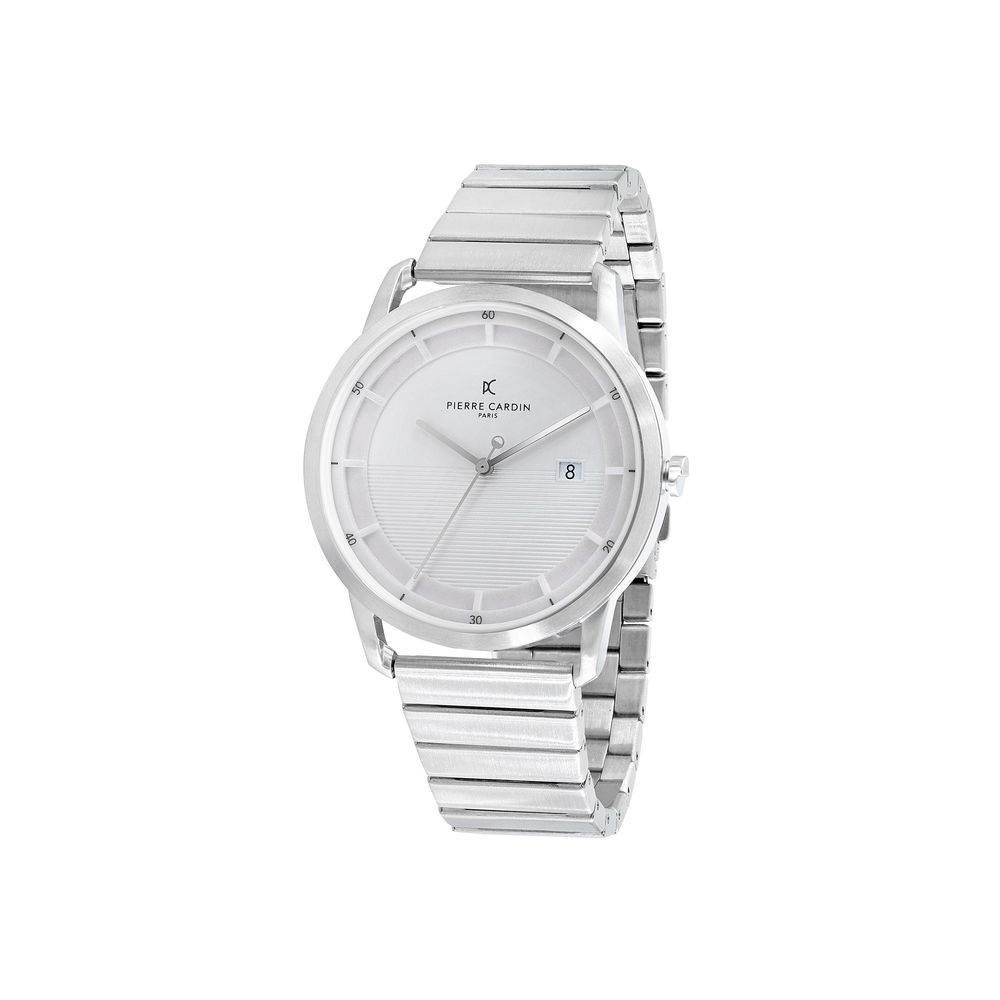Gray Stainless Steel Dress Watch