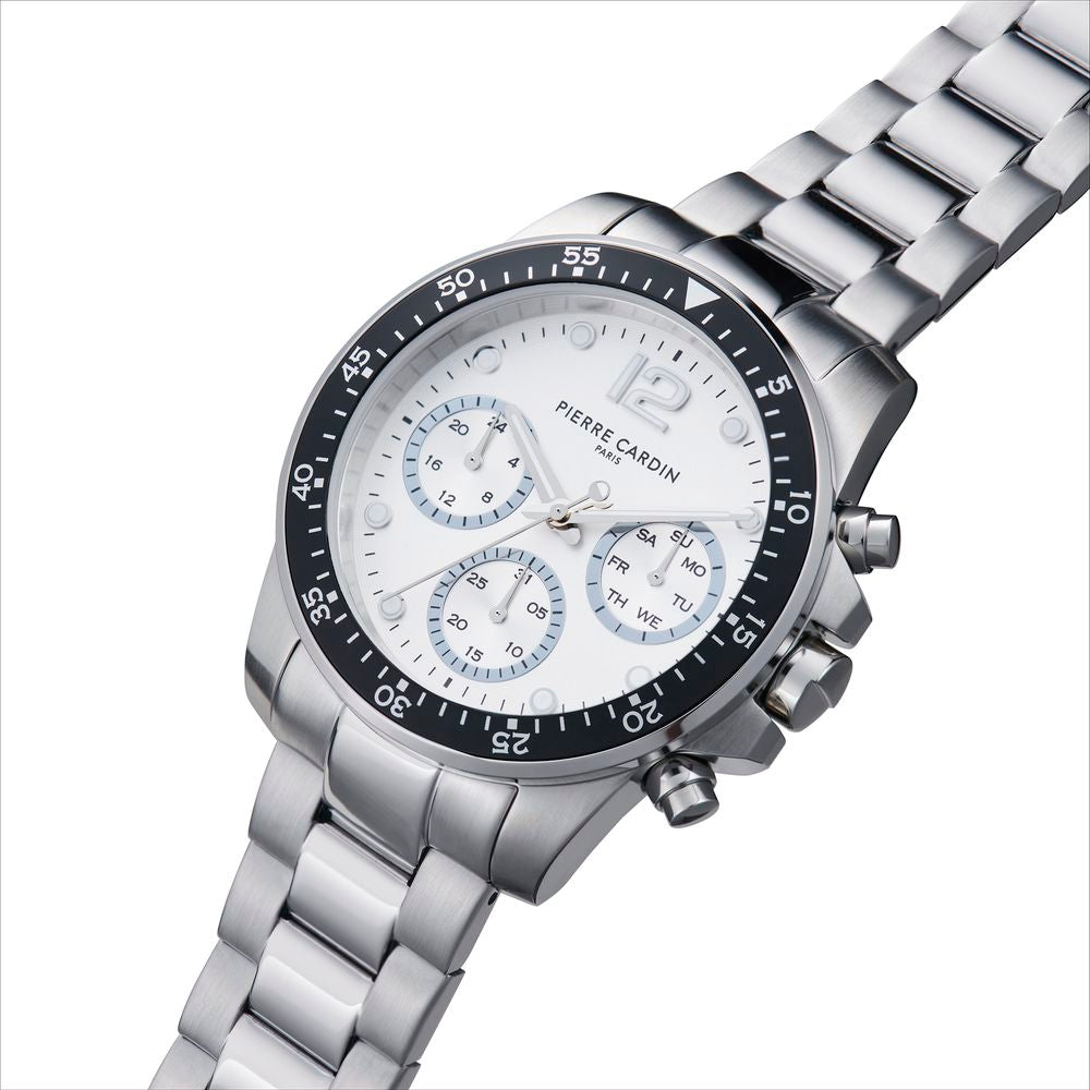 Gray Stainless Steel Dress Watch