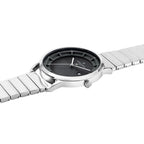 Gray Stainless Steel Dress Watch