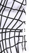 Men White Stripes Nylon Ski Mask Balaclava Hat