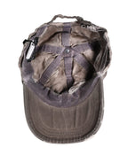 Men Brown Cotton Distressed Baseball Capello Hat