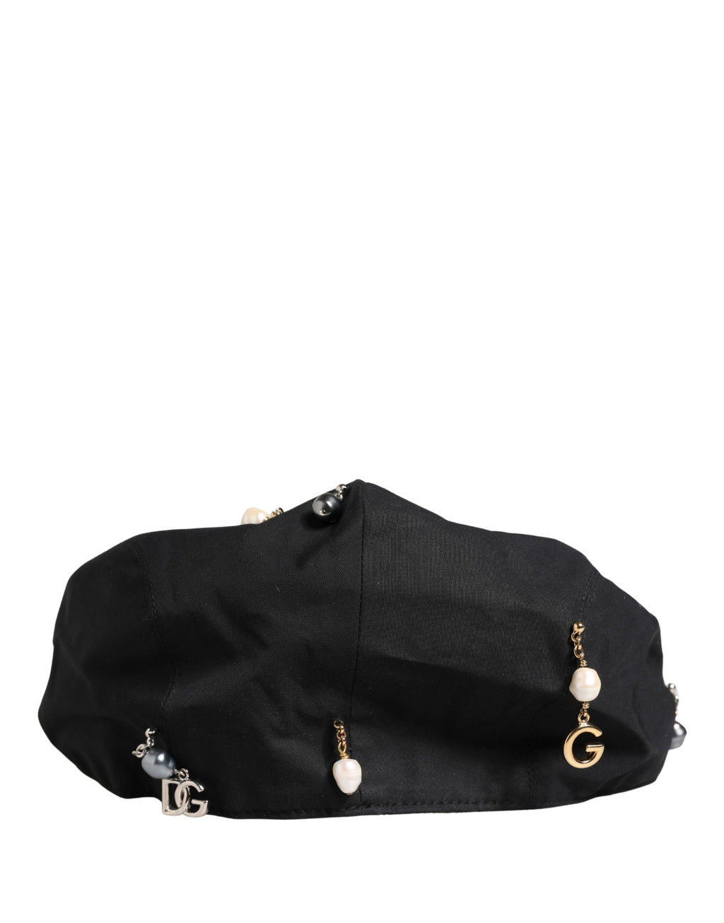 Men Black Cotton Embellished Newsboy Capello Hat