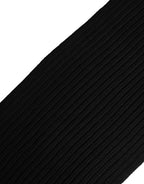 Black Cashmere Knitted Men Neck Warmer One Size Scarf