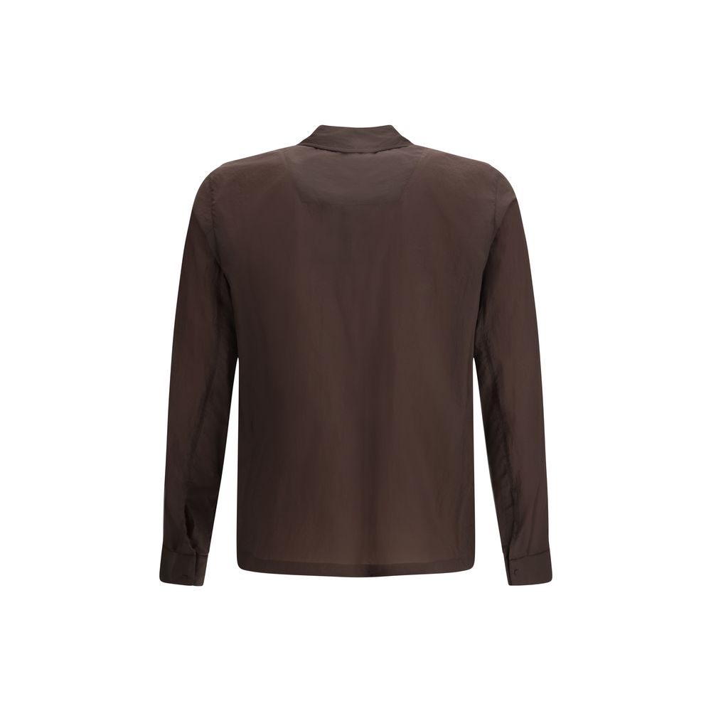 Brown Polyamide Shirt