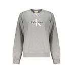 Grigio Cotton Women Sweatshirt