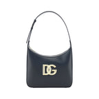 Black Calf Leather Bos Taurus Shoulder Bag
