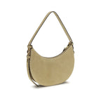 Beige Calf Leather Bos Taurus Shoulder Bag