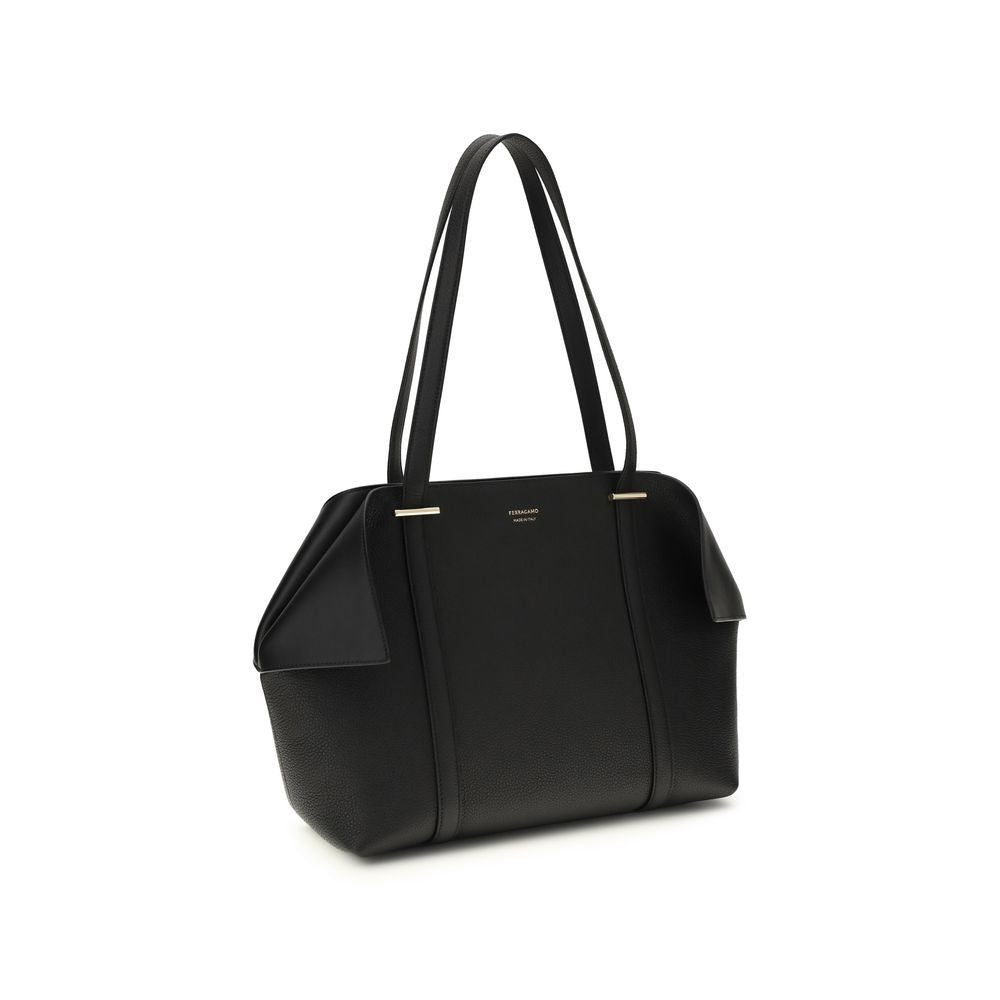 Black Calf Leather Bos Taurus Shoulder Bag