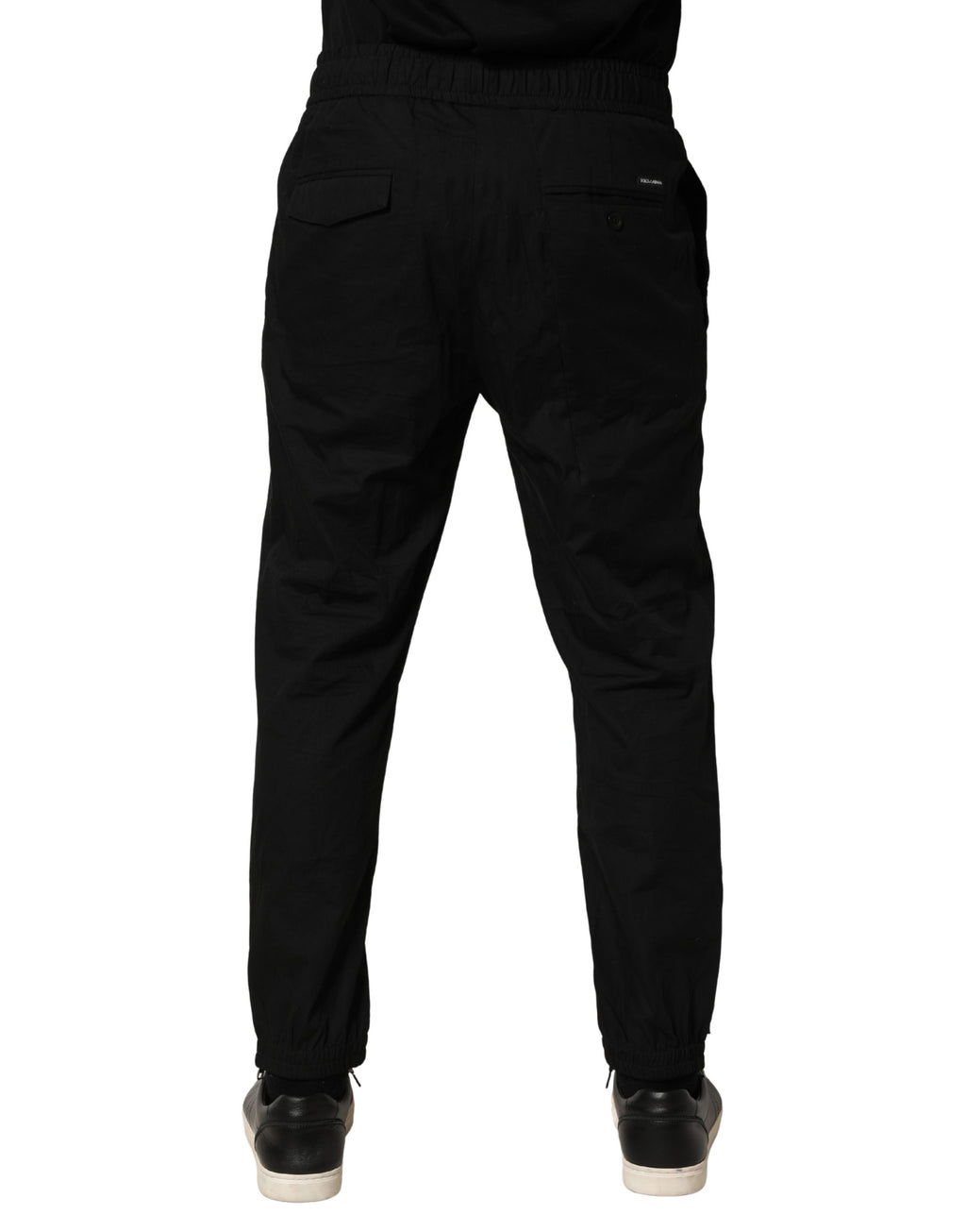 Black Cotton Skinny Men Jogger Trouser Pants