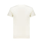 White Cotton Men's T-Shirt