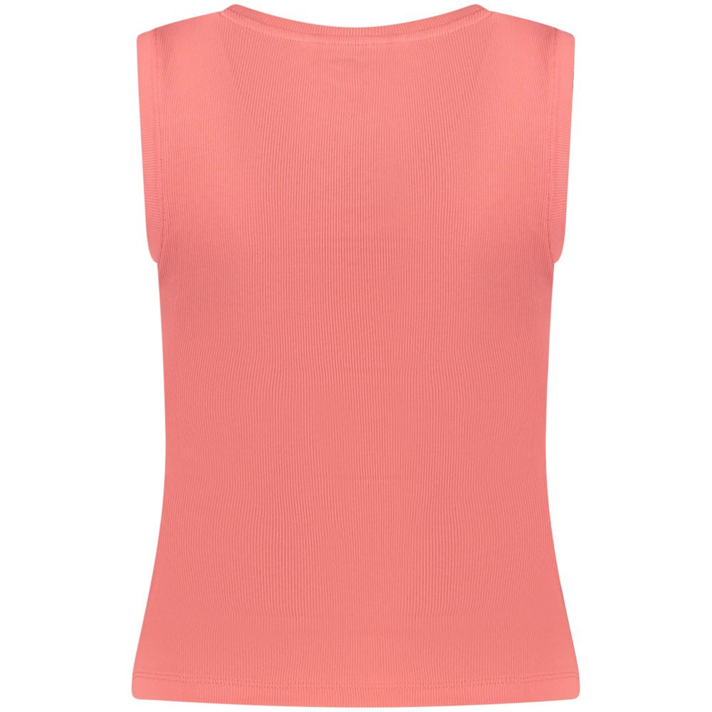 Pink Cotton Women's Tank Top