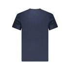 Blue Cotton Men T-Shirt