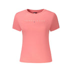 Pink Cotton Women's T-Shirt
