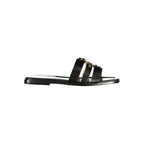 Black Leather Women's Sandal