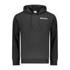 Black Cotton Men's Hoodie