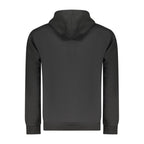 Black Cotton Men's Hoodie