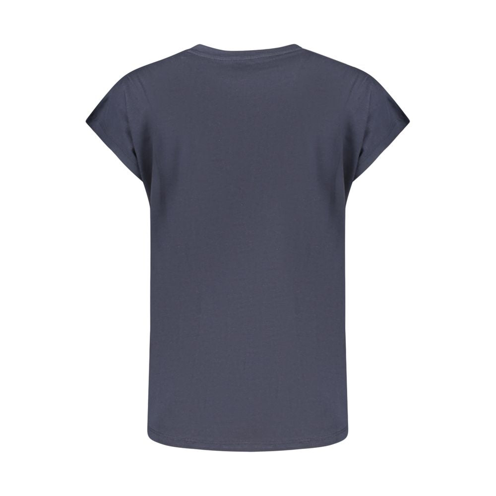 Blue Organic Cotton Women T-Shirt
