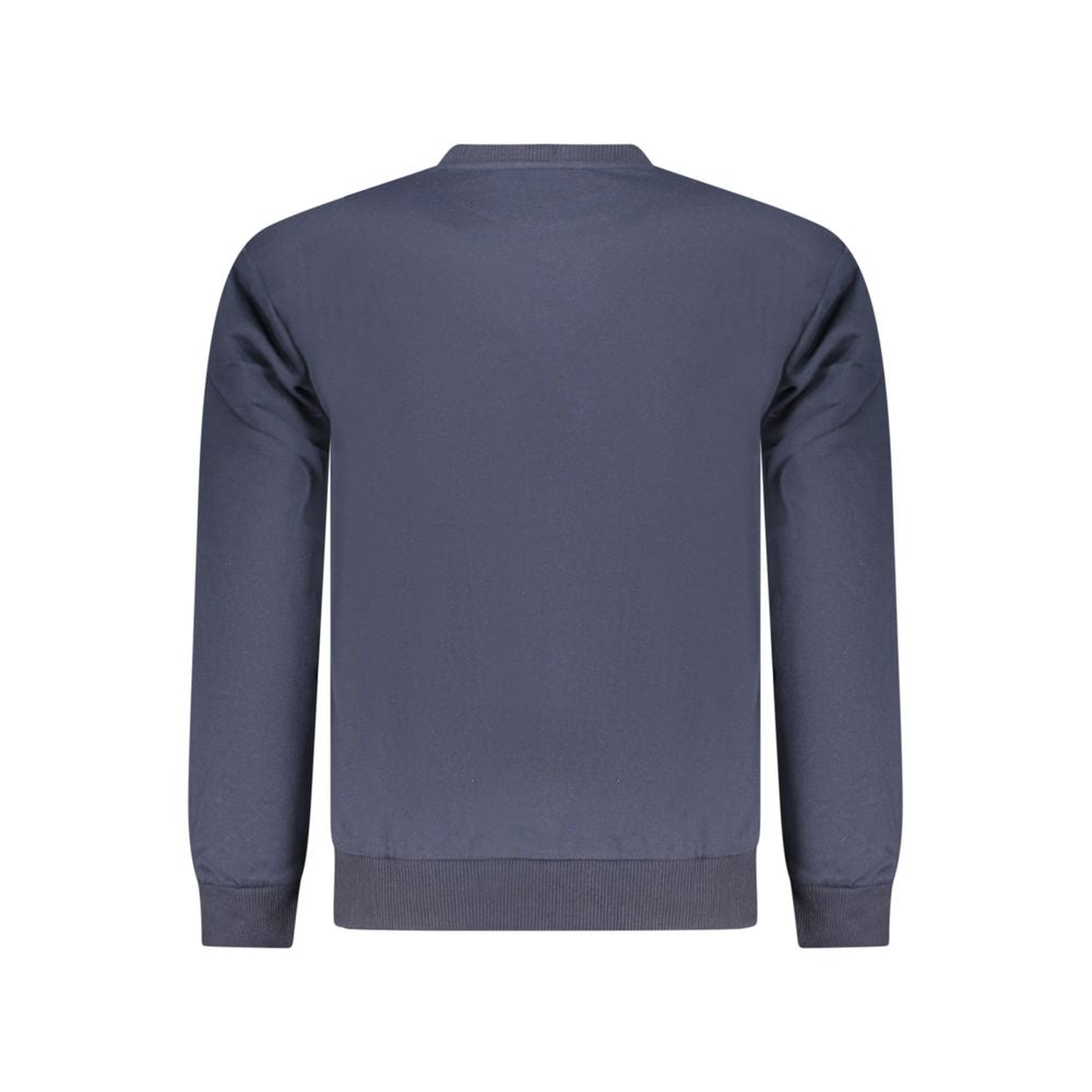 Blue Cotton Men's Sweatshirt