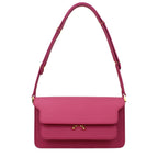 Pink Leather Shoulder Bag