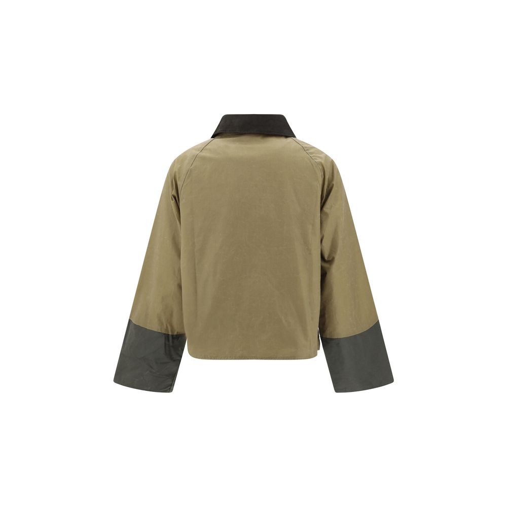 Bicolor Cotton Rain Coat