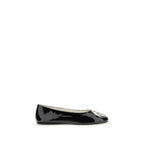 Black Calf Leather Bos Taurus Ballet Flats