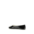 Black Calf Leather Bos Taurus Ballet Flats